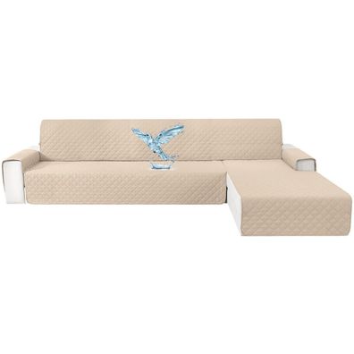 Cycmaco Wasserdichter L-Form Sofa Überzug 3 Sitzer (255cm) - Rutschfest