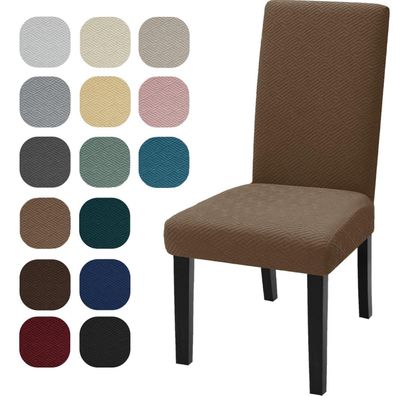 Ystellaa Stuhlhussen 2er Set, Stretch, Universal-Sitzbezug, Waschbar