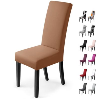 BalladHome Stuhlhussen 4 Stück, Stretch-Stuhlbezug, elastisch, modern