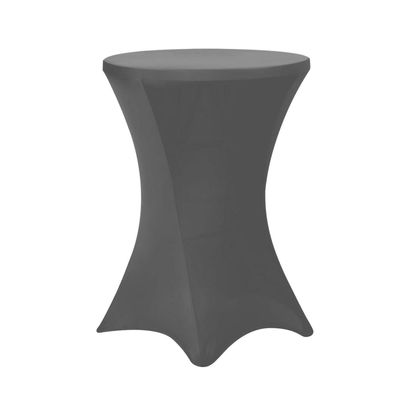 Sukaikeqa Dehnbare Tischdecke Grau, 80x85cm - Modernes Design für Bars, Partys