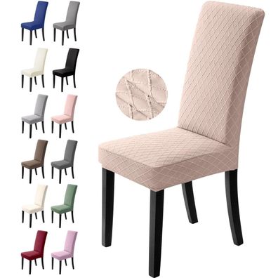 BalladHome Stuhlhussen 4er Set, Stretch Stuhlbezug für Esszimmerstühle