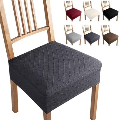 Eozakavod Jacquard Esszimmerstuhlbezüge 4er Set - Universale Stretch-Sitzbezüge