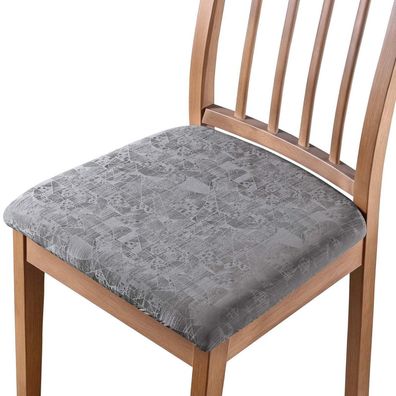 Alishomtll Kunstleder Stuhlhussen 4er Set - Stretch PU Sitzbezüge für