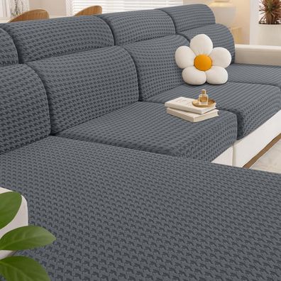 Ystellaa Stretch Sitzkissenbezug für Sofa, rutschfest und elastisch, universell