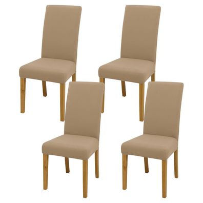 Sukaikeqa Dehnbarer Stuhlbezug (4er Set), Khaki - Pflegeleicht