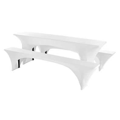 Granbest Stretch Bierzeltgarnitur Set 3-teilig für Picknicktische & Bänke