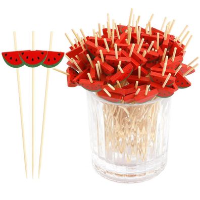 100er Set Cocktailspieße aus Bambus, 4.7 Zoll, für Snacks, Fingerfood