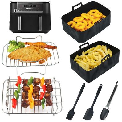 GINOYA 7-teiliges Zubehör für Ninja Airfryer AF400EU/AF451EU/AF500EU/AF300EU