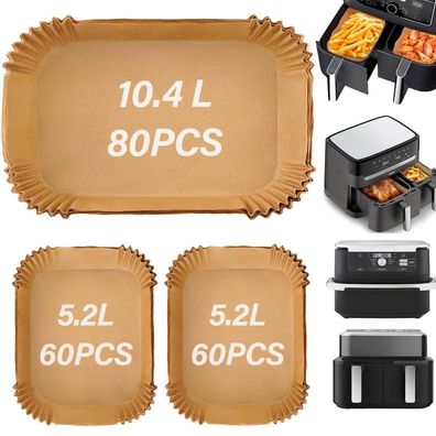 200 Stück Backpapier für Heißluftfritteuse, Ninja Foodi AF500EU 10.4L, Ninja