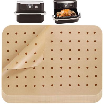 YQL 100stk Airfryer Backpapier für Ninja Foodi FlexDrawer 10,4L