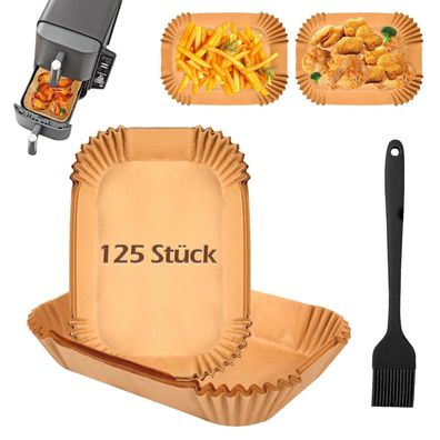 125 Stück Airfryer Backpapier für Ninja Double Stack XL SL400EU/Ninja Foodi MAX