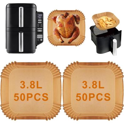 100 Stück Airfryer Backpapier für Ninja Double Stack XL 7.6L SL300EU