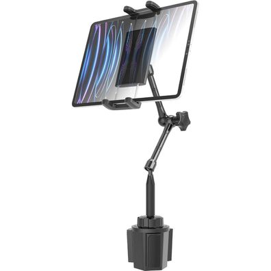 Lyfpoom Metall Getränkehalter Auto Tablet Halterung mit verstellbarem Metallarm