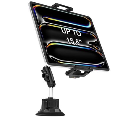 Lyfpoom Aluminium LKW Tablet Halterung für Windschutzscheibe & Armaturenbrett