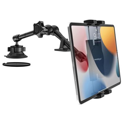 woleyi LKW/Auto Tablet Halterung für Armaturenbrett & Windschutzscheibe, Heavy