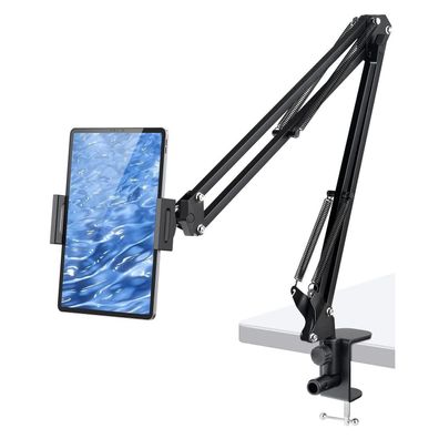 SHAWE Tablet Halterung für Bett - Flexibler Langarm Ständer für 4,7-12,9 Zoll