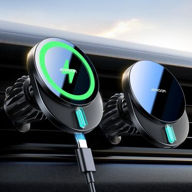 Joyroom Magsafe Autohalterung mit 15W Ladefunktion, Lüftung Handyhalterung für