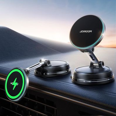 Joyroom Magsafe Autohalterung mit 15W Ladefunktion, 360° drehbar, starker Halt