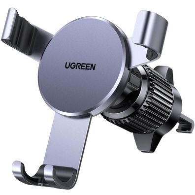 UGREEN Handyhalterung Auto Lüftungshaken Silber, für Smartphones 4,7-7,2 Zoll