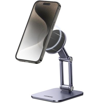 UGREEN Magnetischer Handy Ständer Magsafe Tischhalterung Faltbar Aluminium Grau