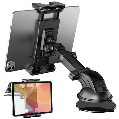 OHLPRO Tablet Halterung für Auto: Armaturenbrett & Windschutzscheibe, 360°
