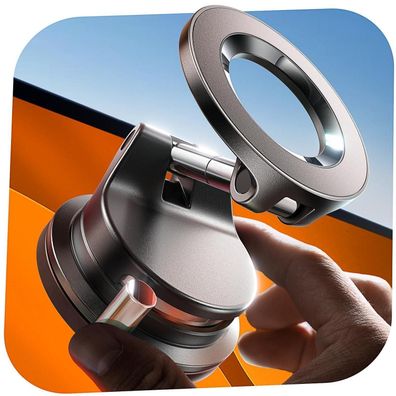LISEN Vakuum Handyhalterung Auto Magnet 2026 für MagSafe - Saugnapf & starke