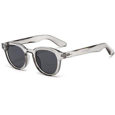 LOJUDI Retro Runde Sonnenbrille Damen Herren 70er Jahre Getönt Gläser Vintage