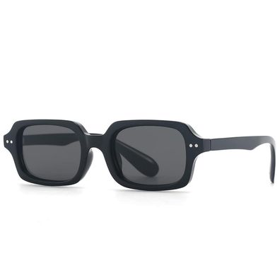 LOJUDI Retro Sonnenbrille Eckig für Damen und Herren - Getönte Gläser, UV400