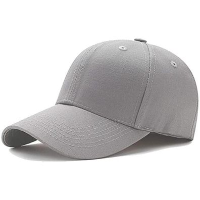 Einaily Baseball Cap Unisex Verstellbar Baumwolle Grau M - Outdoor Sonnenmütze
