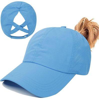 Enwokran Damen Baseball Cap Mesh Schnell Trocknend, Sonnenschutz Laufkappe mit