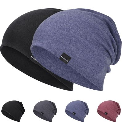 HAMUNI Mütze Herren Damen Leichte Slouch Beanie Mütze Weiche Dünne Mütze