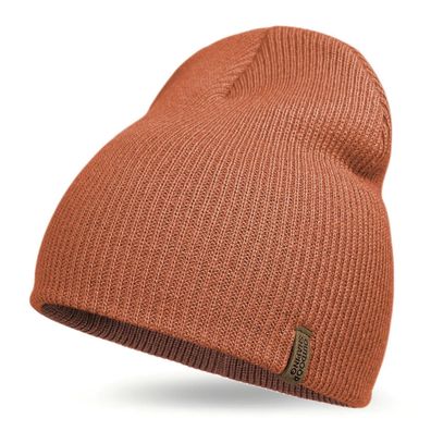 Outdoor Shaping Beanie Wintermütze Strickmütze Unisex - Warm Lederoptik