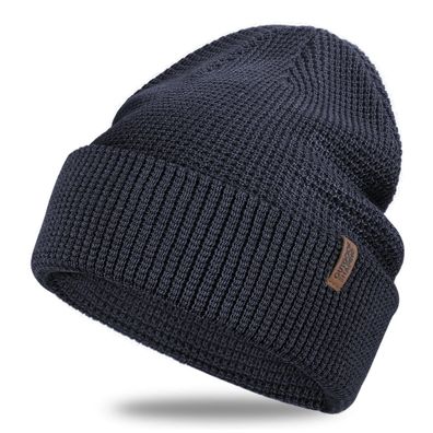 Outdoor Shaping Merino Wool Beanie: Warme, weiche Strickmütze mit Flip-Up