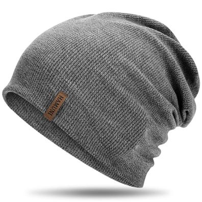 HAMUNI Slouch Beanie Mütze für Damen und Herren, elastisch, weich, bequem