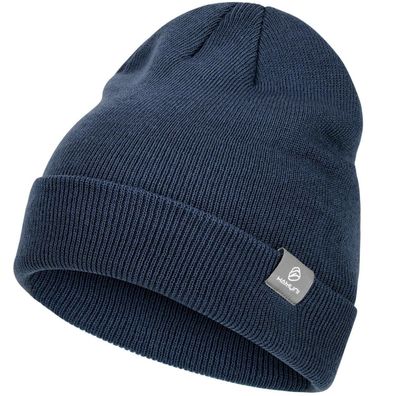 HAMUNI Beanie Mütze für Herren Damen - Warme Winter Strickmütze Unisex, Blau