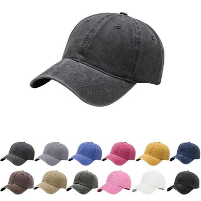 Aomig Unisex Retro Baseball Cap, Einstellbare Kappe mit Schirm, Sonnenschutz