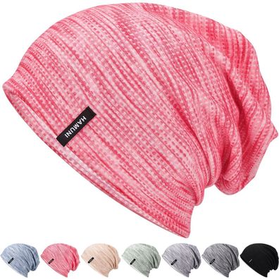 HAMUNI Slouch Beanie Mütze Damen Herren - Leicht, Winddicht, Dünn, Atmungsaktiv