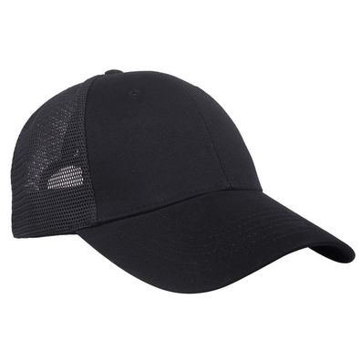 Kyeygwo Halb Atmungsaktive Mesh Baseball Cap aus Baumwolle, Verstellbar, Schwarz
