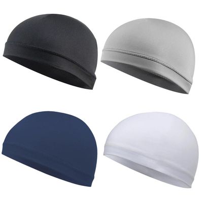 Atsnosh 4er Pack Running Mütze für Herren Damen, Sommer Fahrradmütze, Leichte