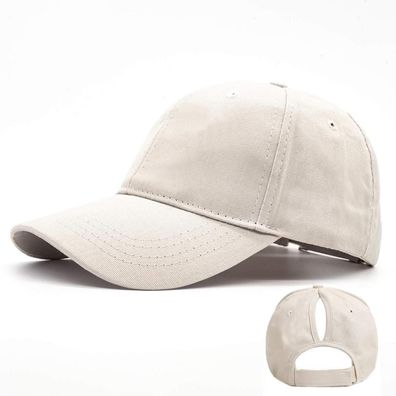 Basecap Damen mit hohem Pferdeschwanz - Sommer Kappe für Sonnenschutz aus