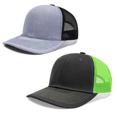 HAPEE Herren Baseballkappe Trucker Snapback Kappe mit Farbblockierung