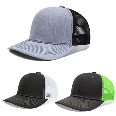 HAPEE Herren Baseballkappe Trucker Snapback Kappe mit Farbblockierung