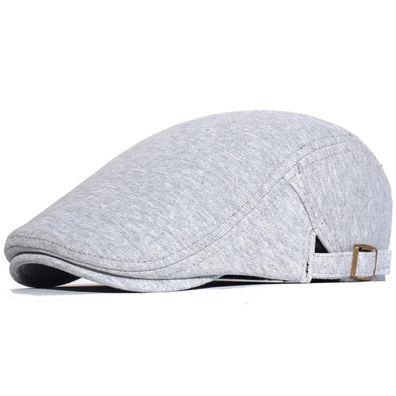 HIQIU Schiebermütze Herren Verstellbare Baumwolle Gatsby Flatcap Newsboy Cap