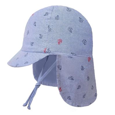 Gifts Treat Baby Sonnenhut aus Baumwolle, winddicht, mit Nackenschutz, für