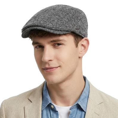 HIQIU Herren Winter Schiebermütze Barett Cap - Flat Cap Newsboy Driving Cabbie