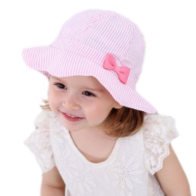 Baby Sonnenhut Mädchen Schirmmütze Kinder UV Schutz Caps Faltbarer Eimer Hut