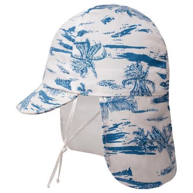 Gifts Treat Baby Kinder Sonnenhut aus Baumwolle, winddicht, mit Nackenschutz