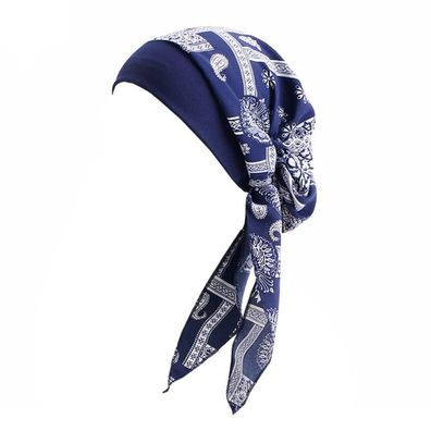 Liupuudly Chemo Kopftuch Damen Mode Florales Turban Mütze für Krebs Haarverlust