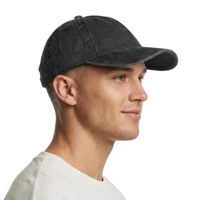 HIQIU Baseball Cap Herren Damen Verstellbar Vintage Used Look Basecap Washed