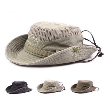 lanly Fischerhut Sonnenhut Unisex Herren Damen Baumwolle Faltbar Einstellbar